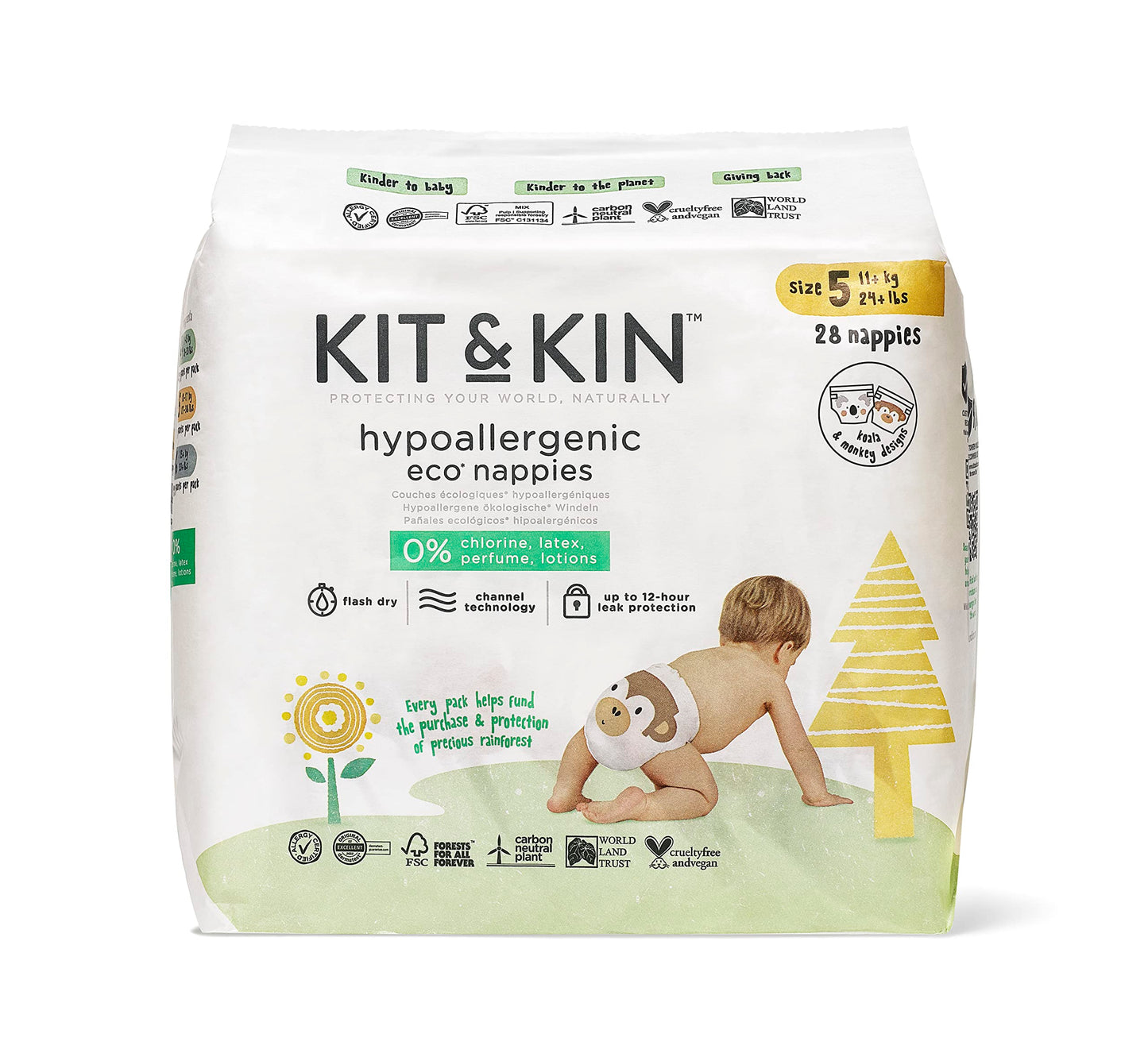 Hypoallergenic Eco Nappies