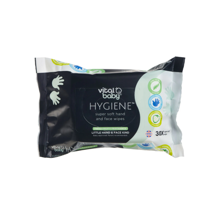 HYGIENE super soft hand & face wipes fresh fruity fragrance (30pack)