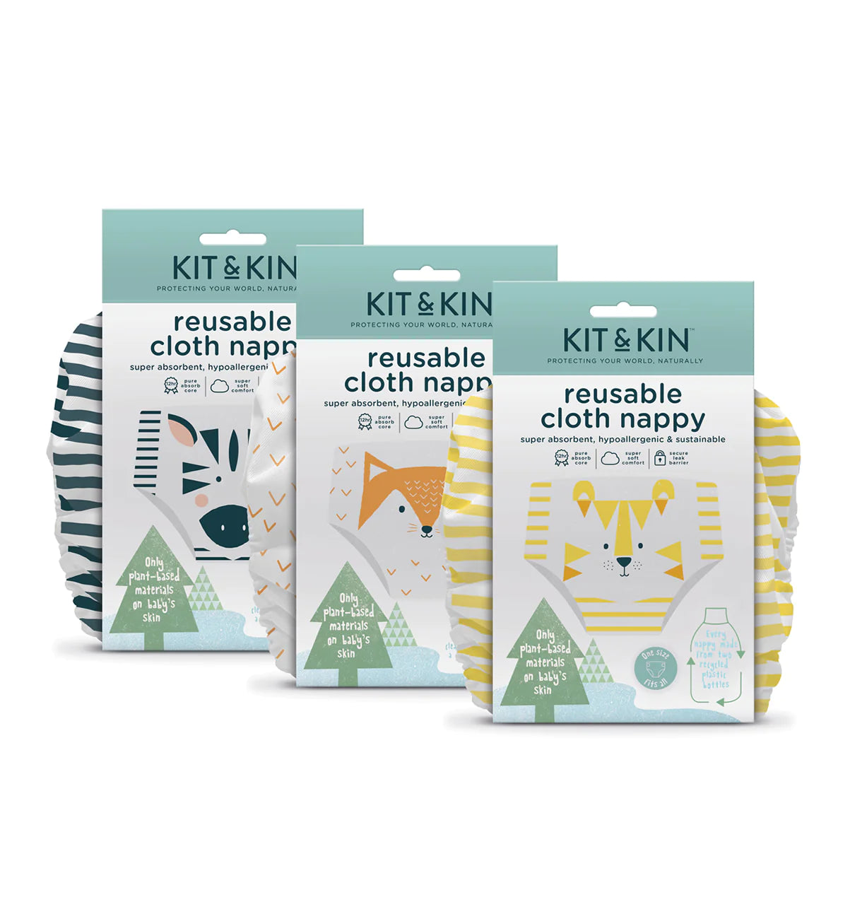 KIT & KIN Reusable Cloth Nappy